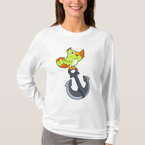 Parrot with Anchor T_Shirt