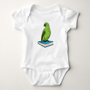 Parrot with Book Baby Bodysuit