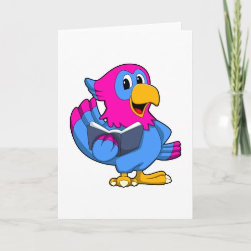 Parrot with Book Card