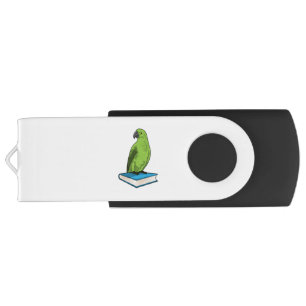 Parrot with Book Flash Drive
