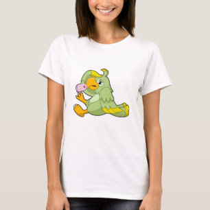 Parrot with Clinical thermometer T-Shirt