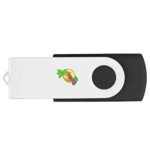 Parrot with Coconut Flash Drive