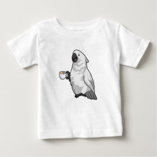 Parrot with Cup of Coffee Baby T-Shirt