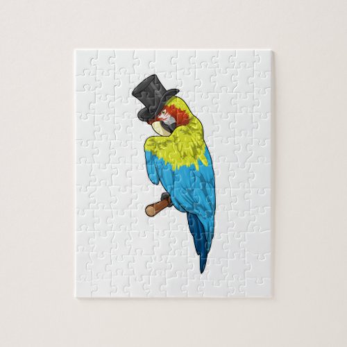 Parrot with Cylinder Jigsaw Puzzle