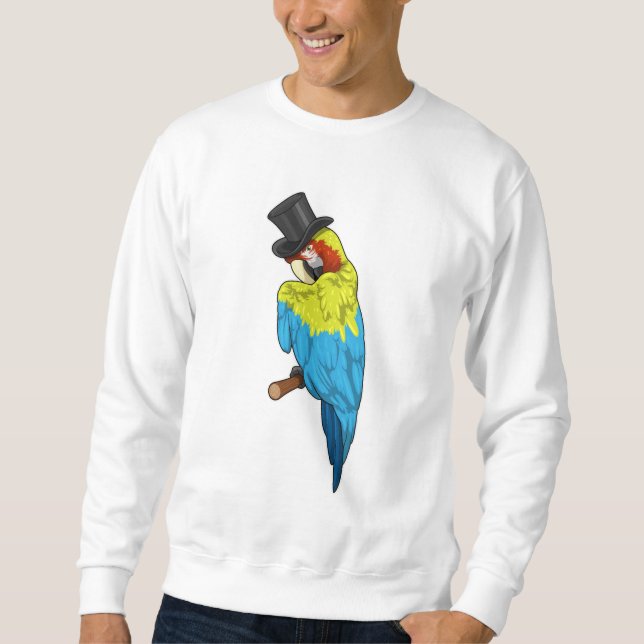 Parrot with Cylinder Sweatshirt (Front)