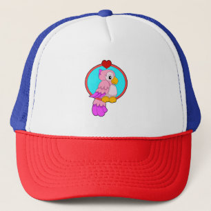 Parrot with Heart Trucker Hat