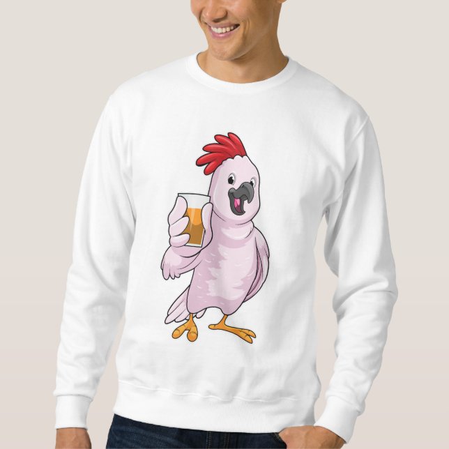 Parrot with Juice Sweatshirt (Front)