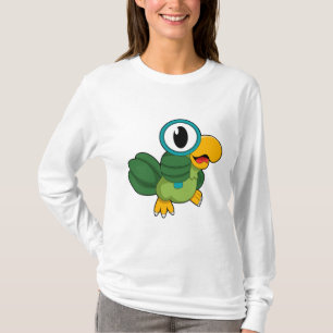 Parrot with Magnifying glass T-Shirt