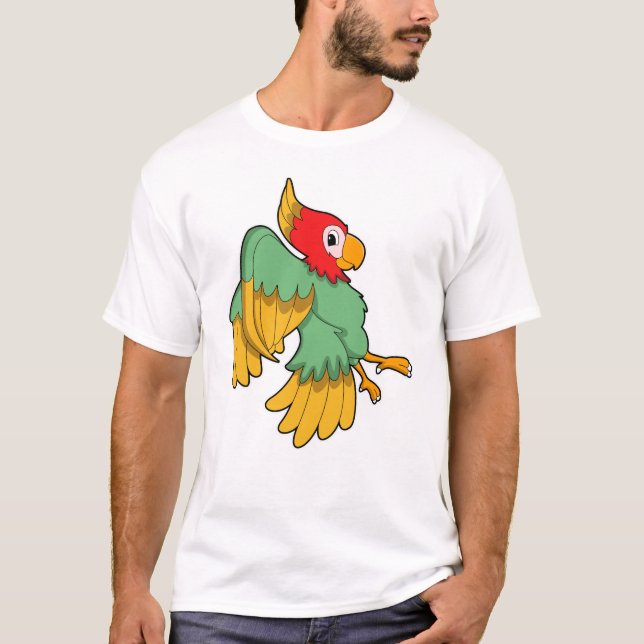 Parrot with red Head T-Shirt (Front)