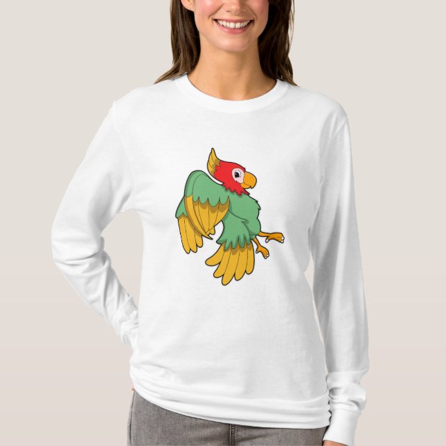 Parrot with red Head T-Shirt (Front)