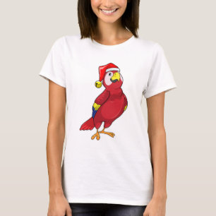 Parrot with Santa hat T-Shirt