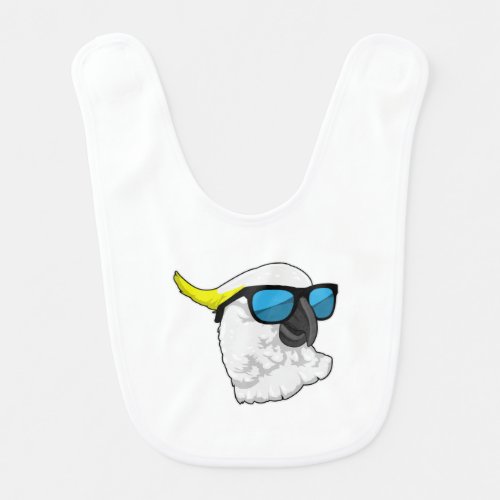 Parrot with Sunglasses Baby Bib