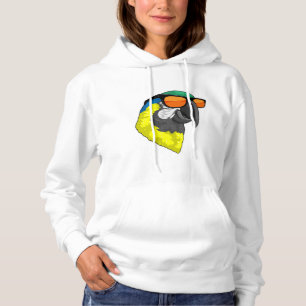 Parrot with Sunglasses Hoodie