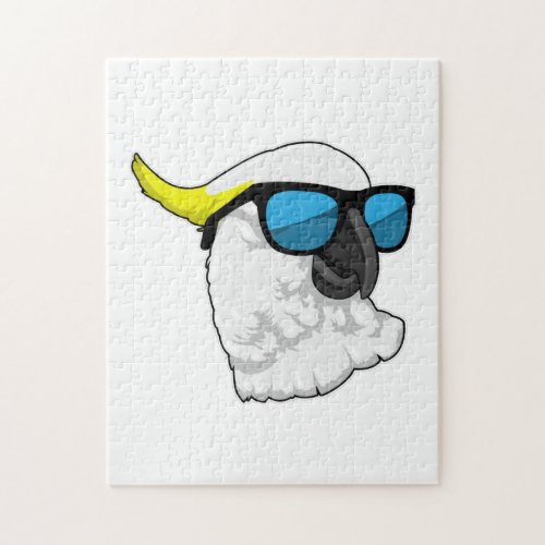 Parrot with Sunglasses Jigsaw Puzzle