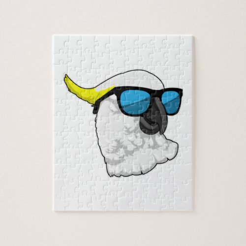 Parrot with Sunglasses Jigsaw Puzzle