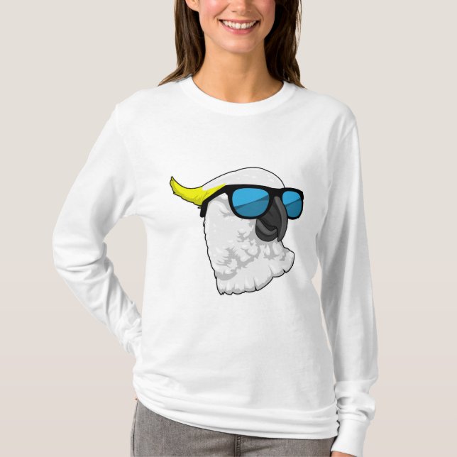 Parrot with Sunglasses T-Shirt (Front)