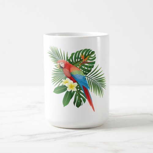 parrot with wild magic mug