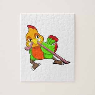 Parrot with Worm Jigsaw Puzzle