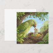 Parrot With Young (Front/Back)