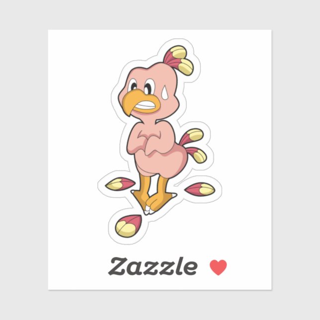 Parrot without Feathers.PNG Sticker (Sheet)