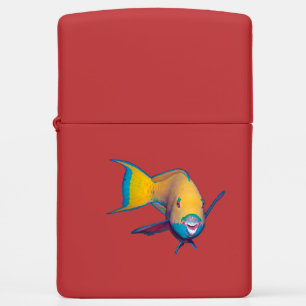 Parrotfish - Abstract Design - Cut out of photo Zippo Lighter