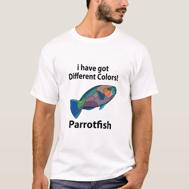 Parrotfish Funny T-Shirt (Front)