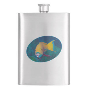 Parrotfish Underwaterphoto - Photographic design Flask