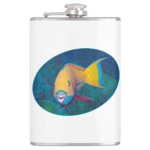 Parrotfish Underwaterphoto - Photographic design Flask