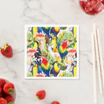 Parrots And Palm Leaves Napkins