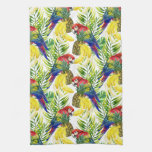Parrots And Tropical Fruit Kitchen Towel