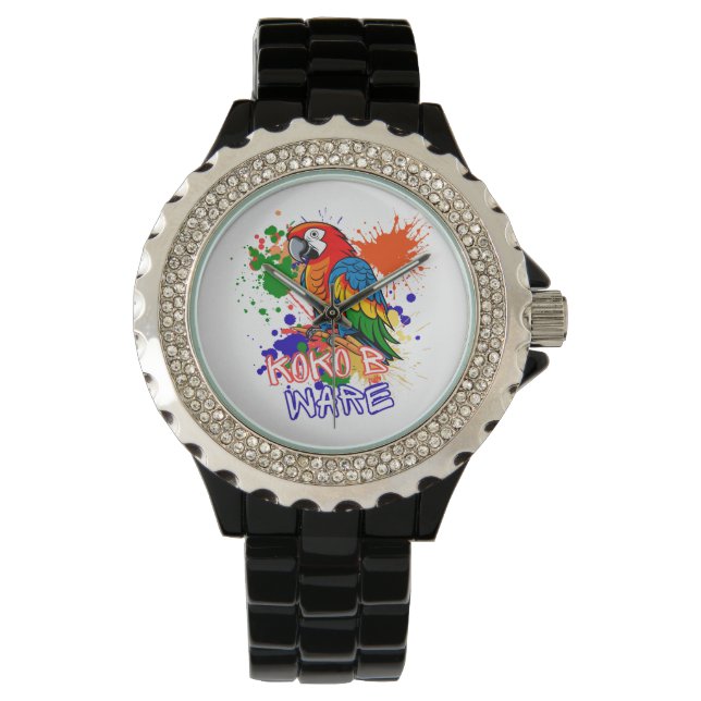 Parrots are colorful watch (Front)