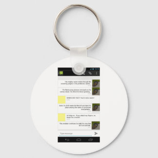 Parrots are little Raptors Merch Keychain