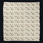 Parrots Bandana<br><div class="desc">Several species of parrots decorates this pretty 19.5 X 19.5 bandana</div>