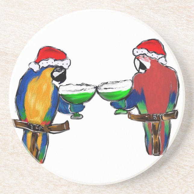 PARROTS DRINK COASTER (Front)