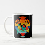 Parrots Drinking Hawaiian Vacation Sunset Palm Tre Coffee Mug