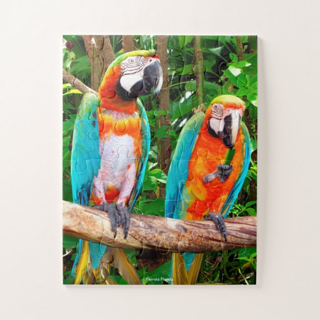 Parrots Florida Jigsaw Puzzle (Vertical)