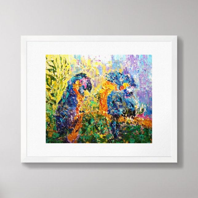 Parrots Framed Art (Framed Front)