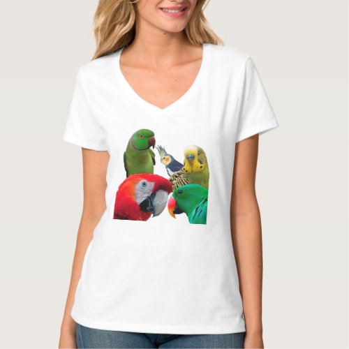 Parrots Lovers Tshirt