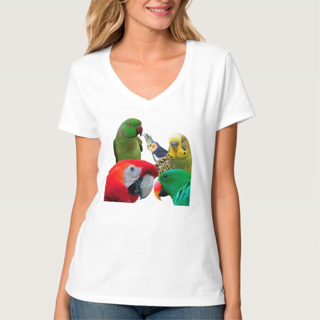Parrots Lovers Tshirt (Front)