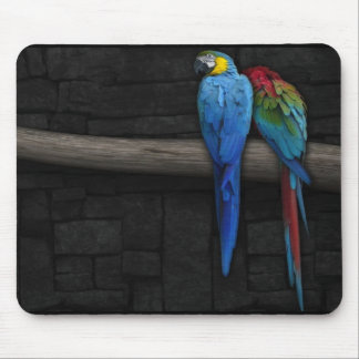 parrots mouse pad