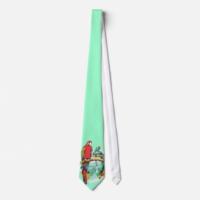 Parrots Neck Tie (Front)