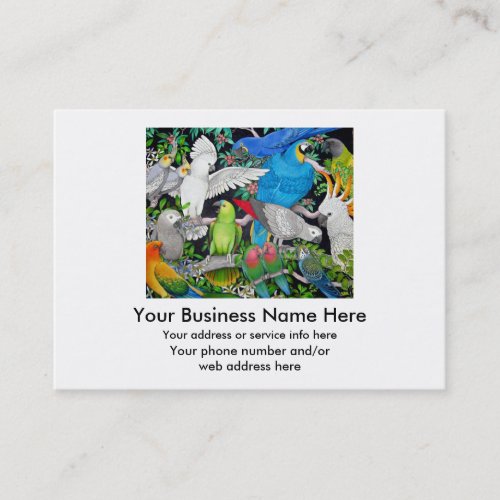 Parrots of the World Business Card