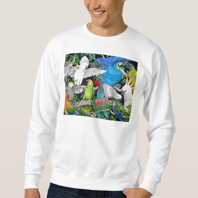 Parrots of the World Sweatshirt (Front)