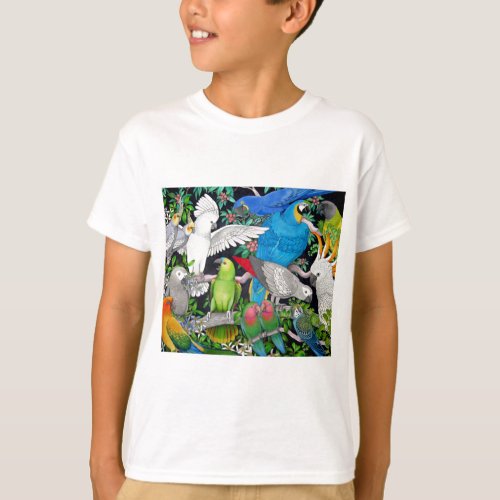 Parrots of the World T_Shirt