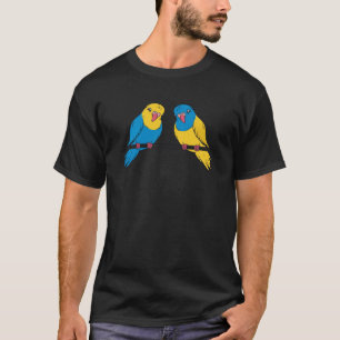 parrots peace love couple T-Shirt