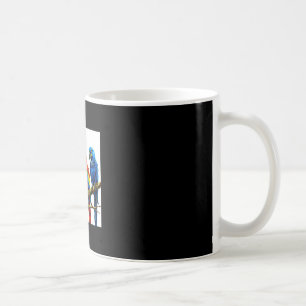 Parrots tropical birds hawaii beach party summer coffee mug