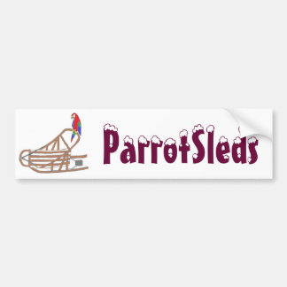 ParrotSleds - Bumper Sticker