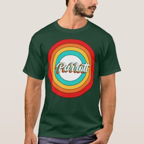 Parrott Name Shirt Vintage Parrott Circle