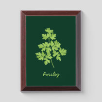 Parsley Award Plaque