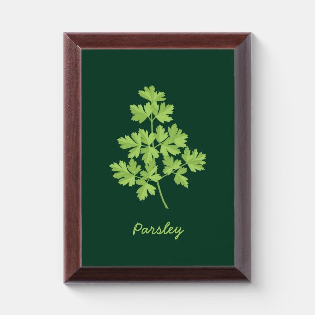 Parsley Award Plaque (Vertical)